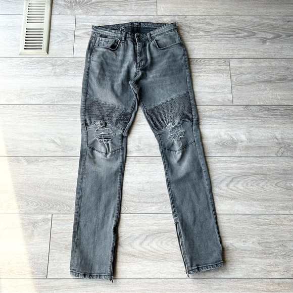 Urban Outfitters BDG Distressed Skinny Stretch Moto Jeans - Picture 3 of 16